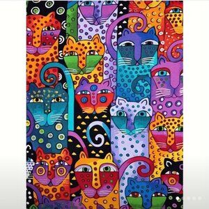 Deco Cats - Diamond Canvas Kit